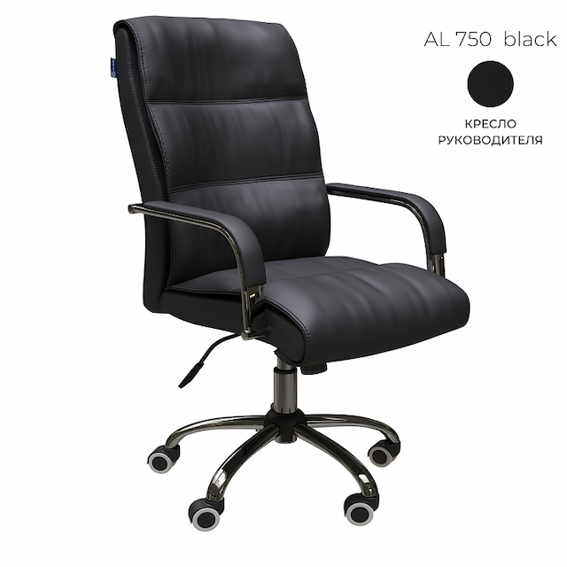 Кресло руководителя Алсав AL 750 black