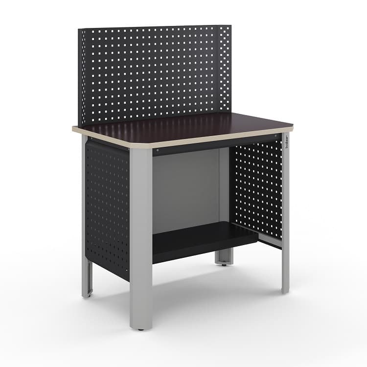 Верстак слесарный безтумбовый с одинарным экраном Kobor Expert MW/P1-100/70