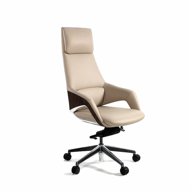 Кресло офисное Norden Шопен FK 0005-A beige leather