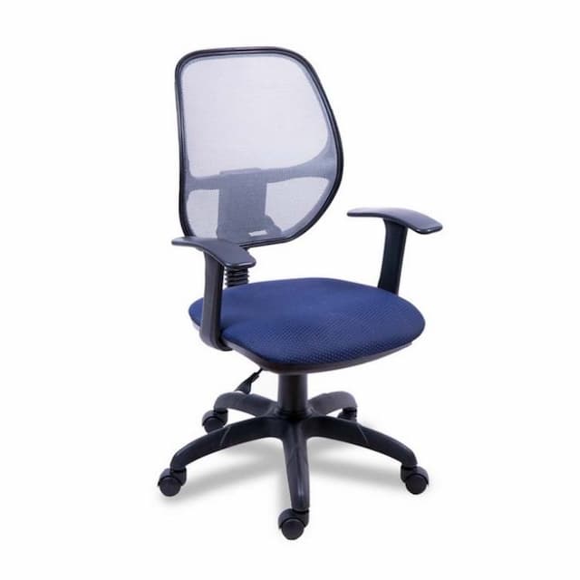 Кресло компьютерное Мирэй Марс new Т синхро (синий), ткань цветная серия В