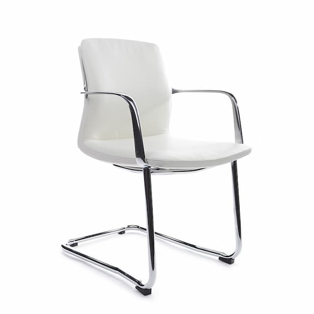 Кресло RV DESIGN Plaza-SF FK004-С11 Белый (6207) натуральная кожа