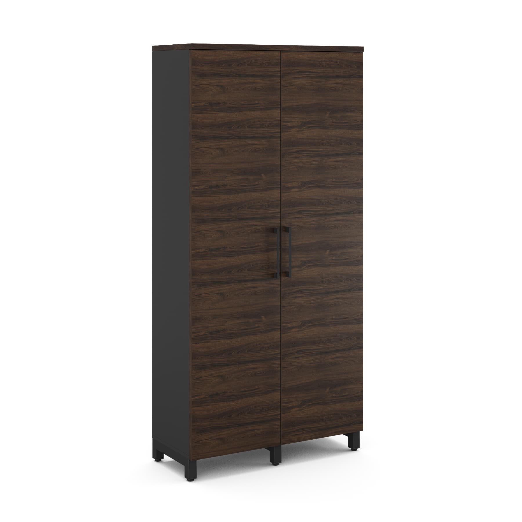 Шкаф распашной Kobor HR/5-90/40/M black/charlston